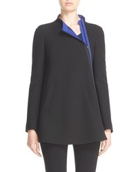 Armani Collezioni Stretch Ottoman Trapeze Coat