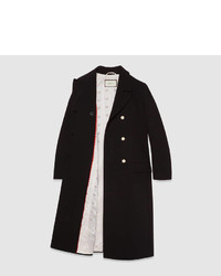 Gucci Stretch Wool Double Breasted Coat