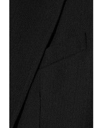 DKNY Stretch Wool Twill Coat Black