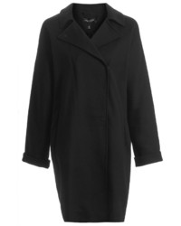 Topshop Tall Duster Coat In Heavyweight Fabric With Popper Fastening 96% Cotton 4% Elastane Machine Washable