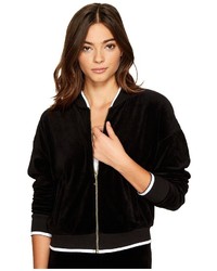 Juicy Couture Velour Ruched Sleeve Jacket Coat