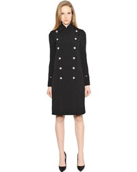 Versus Double Breasted Wool Tricotine Coat