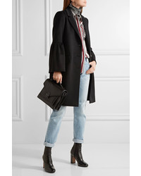 Burberry Wool And Cashmere Blend Coat Black