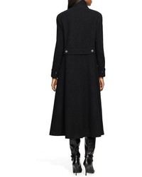 Lauren Ralph Lauren Wool Blend Full Length Reefer Coat