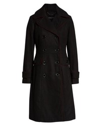 Kenneth Cole New York Wool Blend Military Coat