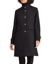 Lauren Ralph Lauren Wool Blend Military Coat