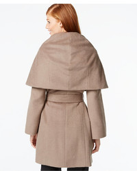 Tahari Wool Blend Wrap Coat