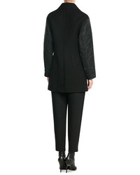 3.1 Phillip Lim Wool Coat With Contrast Sleeves