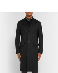 Paul Smith Wool Overcoat With Cashmere Scarf