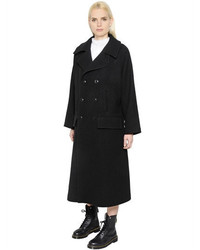 Y's Double Breasted Wool Drill Coat