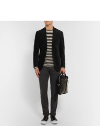Polo Ralph Lauren Black Slim Fit Stretch Cotton Corduroy Suit Jacket, $450, MR PORTER