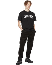 CARHARTT WORK IN PROGRESS Black Abbott Trousers