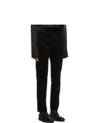 Haider Ackermann Black Corduroy Conducer Trousers