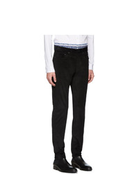 Ps By Paul Smith Black Corduroy Five Pocket Trousers