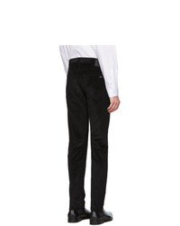 Ps By Paul Smith Black Corduroy Five Pocket Trousers