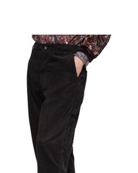 Engineered Garments Black Corduroy Painter Trousers