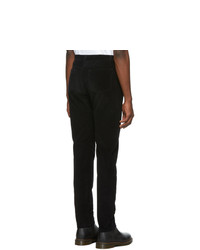 A.P.C. Black Corduroy Petit Standard Trousers