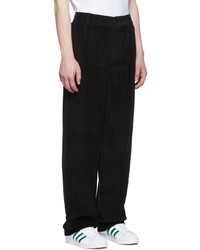 032c Black Cotton Trousers