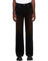 We11done Black Faded Trousers