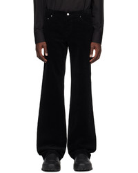 We11done Black Low Rise Trousers
