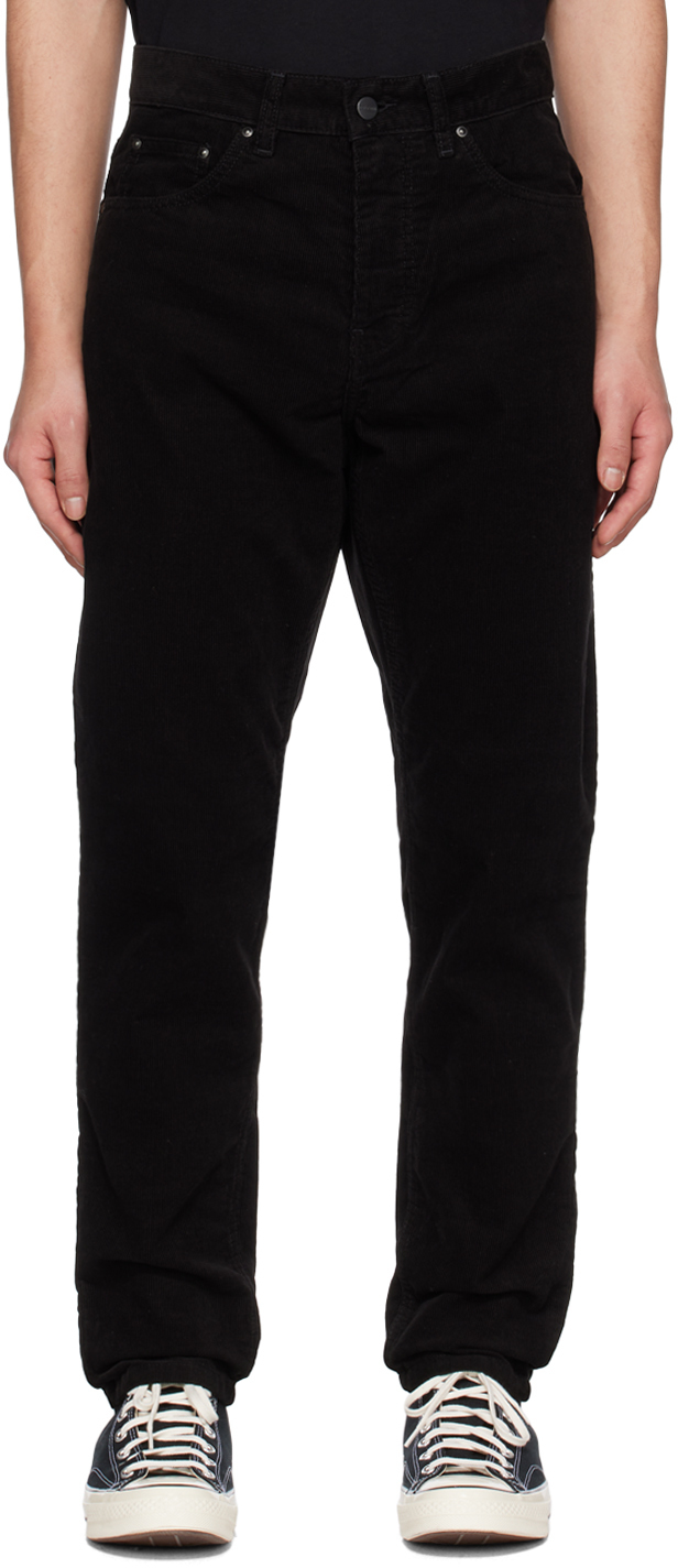 Carhartt Work In Progress Black Newel Trousers Ssense Lookastic