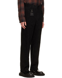 Wooyoungmi Black Straight Leg Trousers