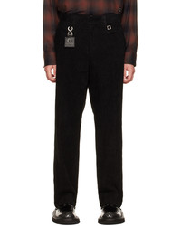 Wooyoungmi Black Straight Leg Trousers
