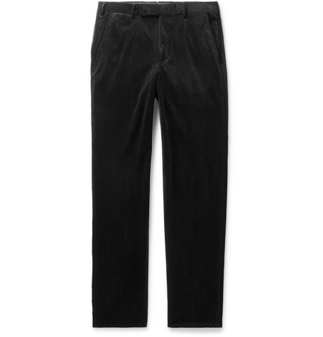 Dark Navy Cotton Broad Wale Corduroy Trousers – NEVER KNOW