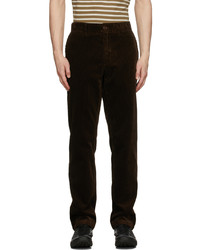 Norse Projects Brown Corduroy Aros Trousers