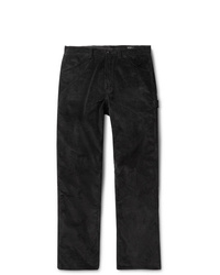 orSlow Black Cotton Corduroy Trousers