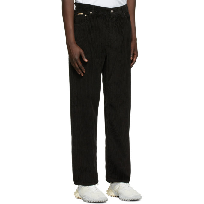 Eytys Black Corduroy Benz Trousers, $330 | SSENSE | Lookastic