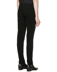 Saint Laurent Black Corduroy Jeans
