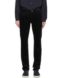 Giorgio Armani Black Corduroy Trousers