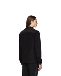Prada Black Corduroy Shirt