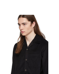 Prada Black Corduroy Shirt