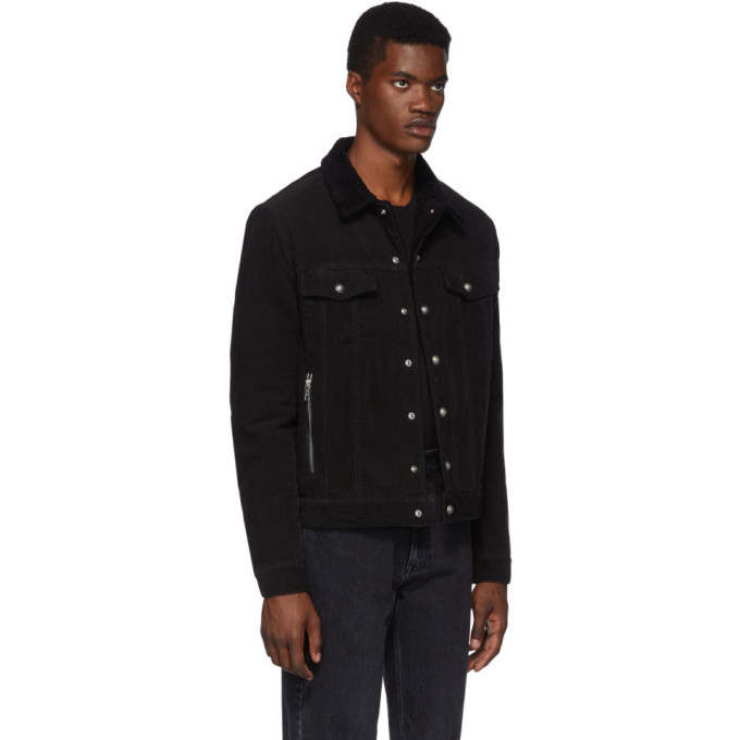 Balmain Black Corduroy Jacket, $918 | SSENSE | Lookastic