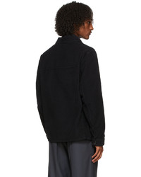 Lemaire Black Corduroy Over Shirt Jacket