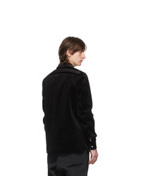 Rick Owens Black Four Pocket Outershirt Jacket