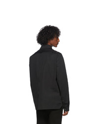 Rick Owens Black Four Pocket Outershirt Jacket