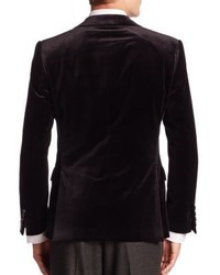 Ralph Lauren Anthony Two Button Velour Jacket