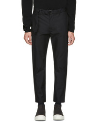 Undecorated Man Black Slim Trousers