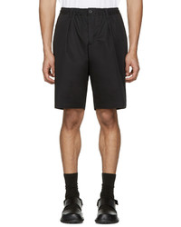 Marni Black Cotton Twill Shorts