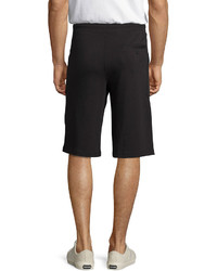 Vince Cotton Pull On Knit Shorts Black
