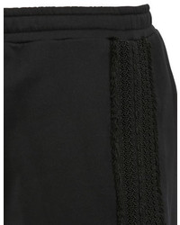 Dolce & Gabbana Cotton Jersey Shorts With Trim Detail