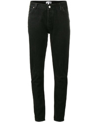 RE/DONE Levis Black Mid Rise Skinny Jeans
