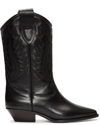 Isabel Marant Black Dallin Cowboy Boots