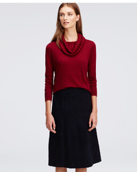 Ann Taylor Ribbed Cowl Neck Sweater