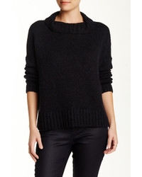 Eileen Fisher Boxy Cowl Neck Wool Blend Sweater