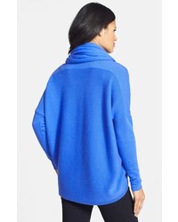 Nordstrom Collection Rib Knit Back Cashmere Cowl Neck Pullover