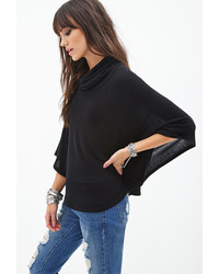 Forever 21 Cowl Neck Poncho